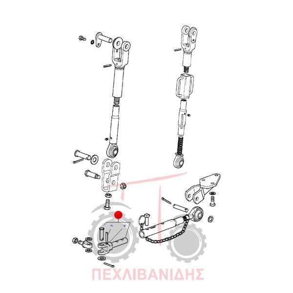 Δίχαλο κόντρας λάμας υδραυλικού Massey Ferguson 3300-3400