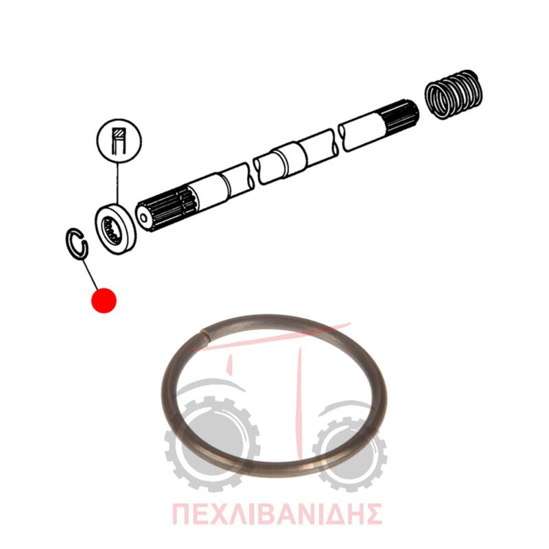 Άσφάλεια άξονα PTO Massey Ferguson 3080-3125