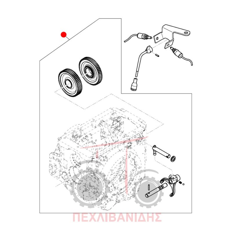 PTO κιτ Massey Ferguson 3600