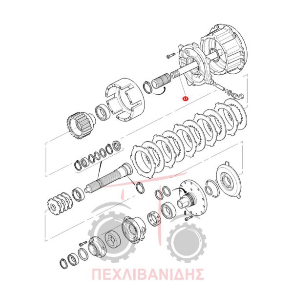 Άξονας σασμάν PTO Massey Ferguson 8160