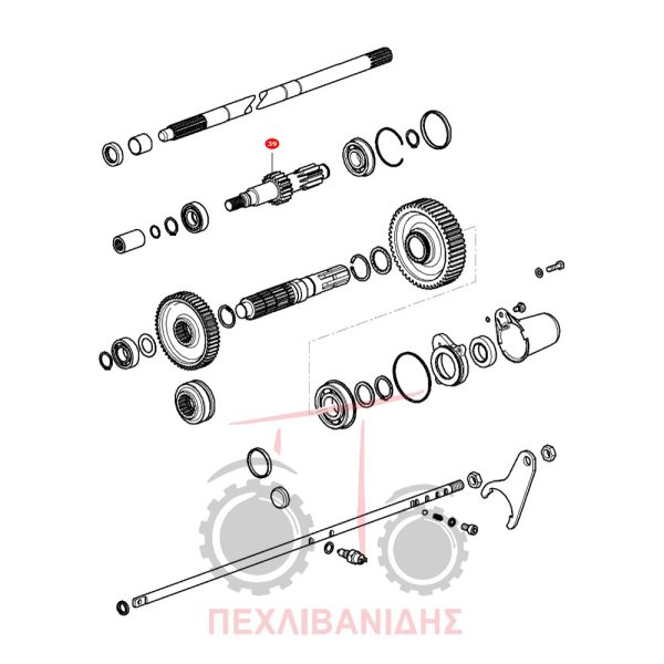 Πάνω άξονας PTO Massey Ferguson 2405-2410-2415