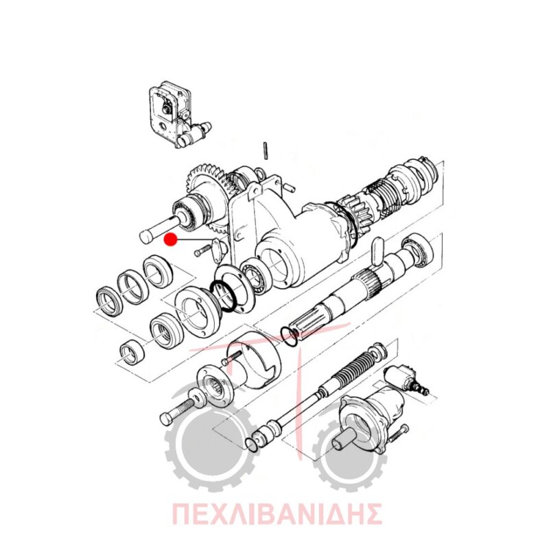 Πλακάκι διαφορικού Massey Ferguson 290-365-390-399