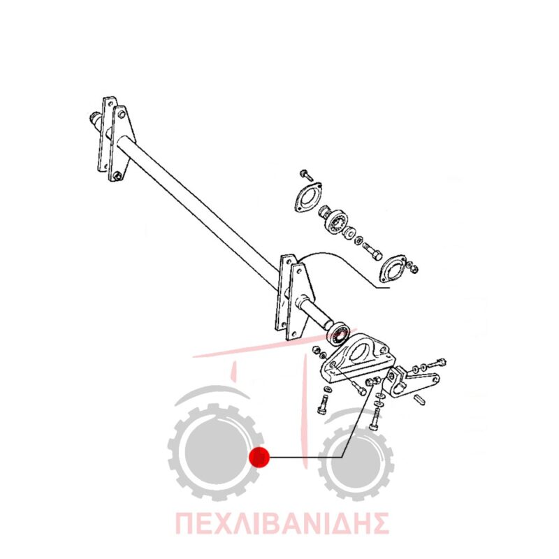 Παξιμάδι ζάντας Landini Rex 60-70-85-105 Παξιμάδι ζάντας Landini Rex 60-70-85-105