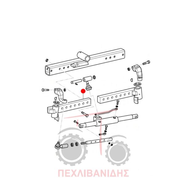 Γωνία ακραξωνείου Massey Ferguson 410-420-430