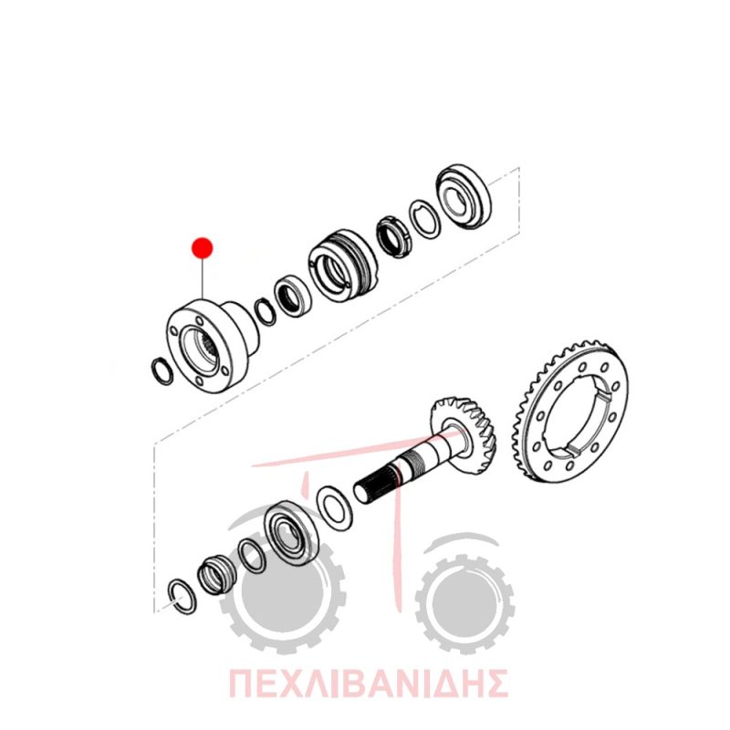 Μούφα πηνίου Massey Ferguson 3600-3700 Μούφα πηνίου Massey Ferguson 3600-3700