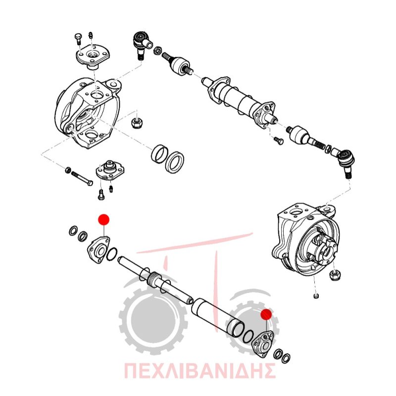 Πλάκα μπουκάλας τιμονιού Massey Ferguson 3600 Πλάκα μπουκάλας τιμονιού Massey Ferguson 3600