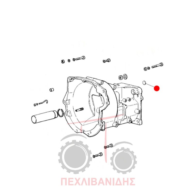 Τάπα διαφορικού Massey Ferguson 3300-3400 Τάπα διαφορικού Massey Ferguson 3300-3400