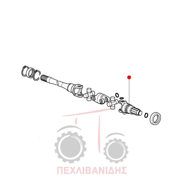 Εμπρός ημιζξόνιο Massey Ferguson 3300-3400