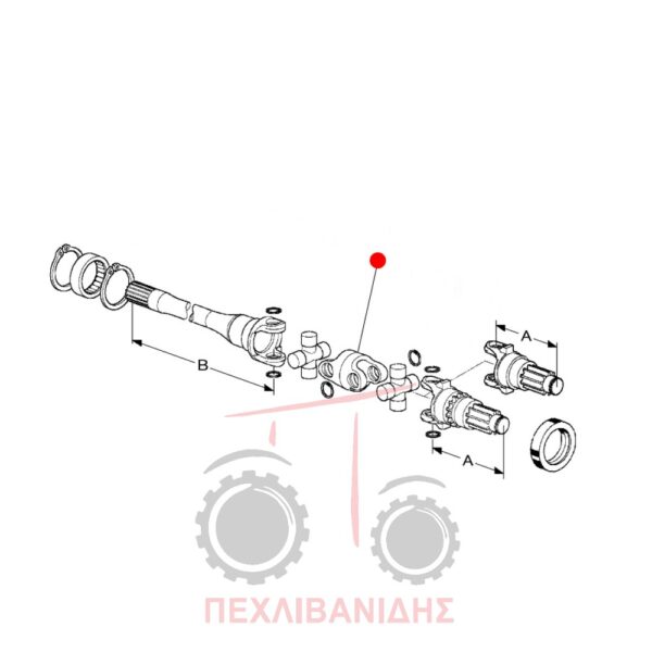 Κλωβός ημιαξονίου Massey Ferguson 3300-3400