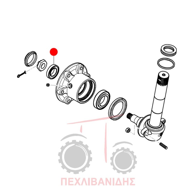 Ρουλεμάν ακραξονίου Massey Ferguson 3625-3635-3645