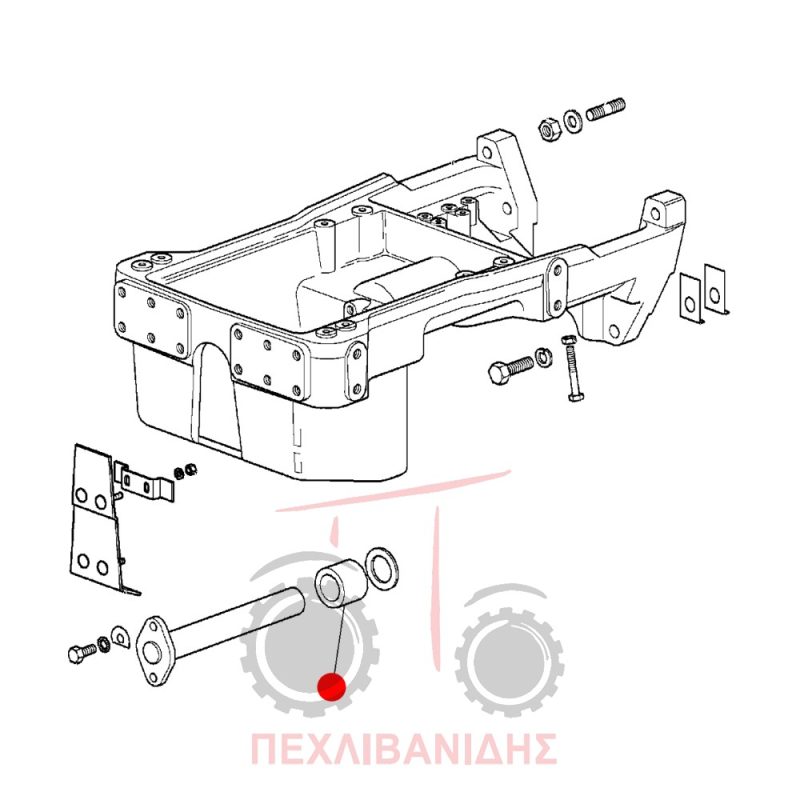 Δαχτυλίδι πείρου παλάγκου Massey Ferguson 3300-3400 Δαχτυλίδι πείρου παλάγκου Massey Ferguson 3300-3400