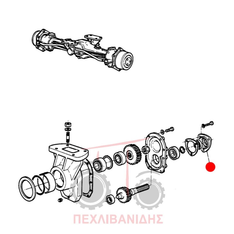 Καπάκι κίνησης Massey Ferguson 285-290-575-590-690
