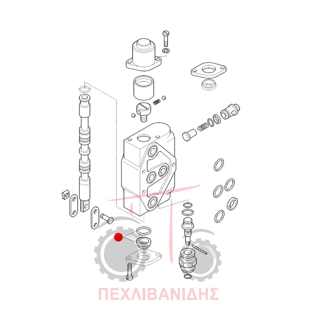 Σετ όρινγκ σβάρνας Massey Ferguson 390-398-399-4200