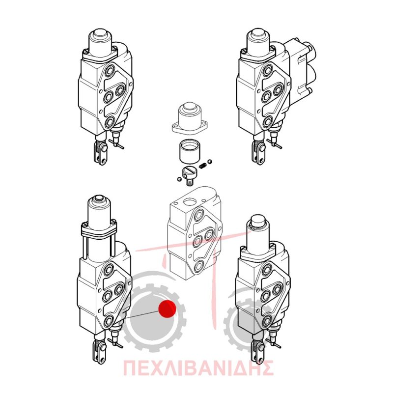 Φέτα χειριστηρίου σβάρνας αυτόματη Massey Ferguson 375-390-399-4260-5360