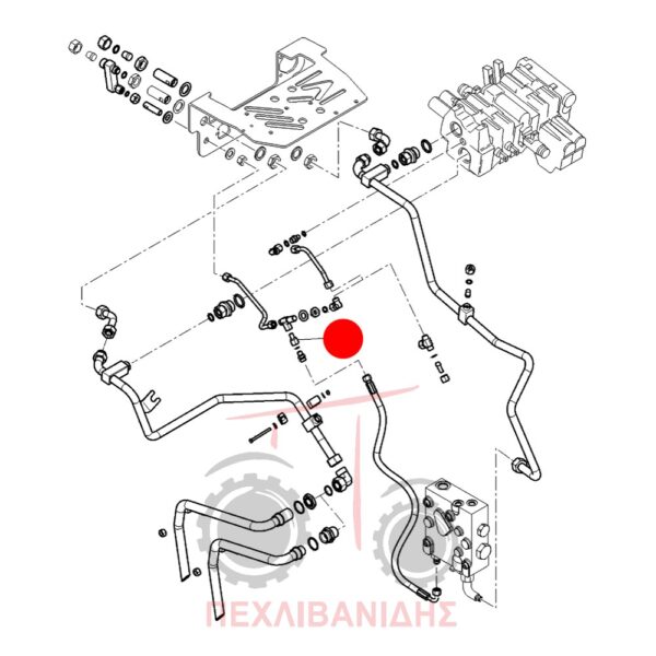 Βαλβίδα χειριστηρίου Massey Ferguson 5400-6400-7400