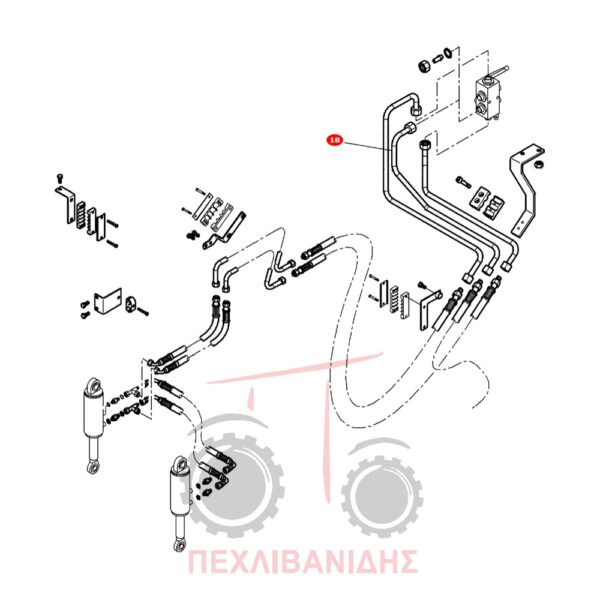 Σωλήνας Massey Ferguson 5400-6400-6600-7600