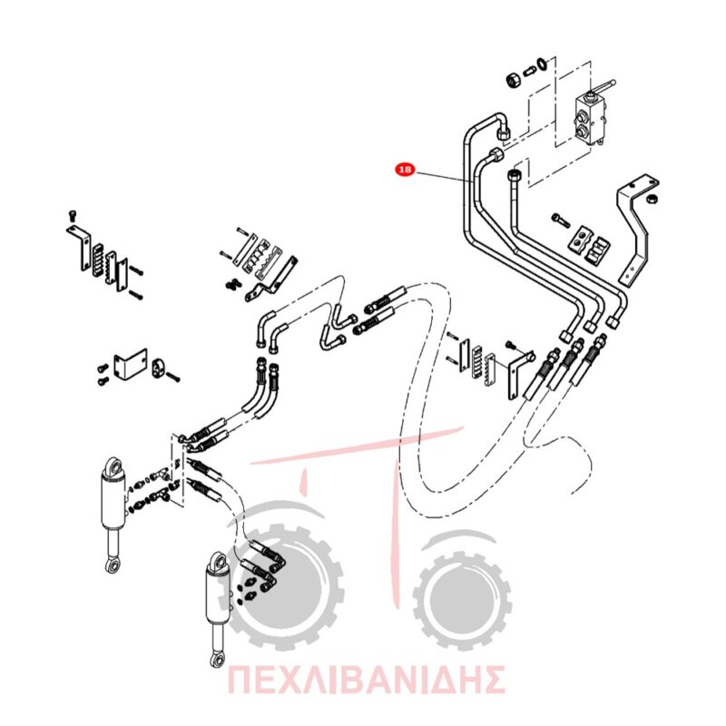 Σωλήνας Massey Ferguson 5400-6400-6600-7600