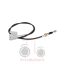 Ντίζα σκέτη χειριστηρίου σβάρνας Massey Ferguson 6445-6475-6495-7465-7495