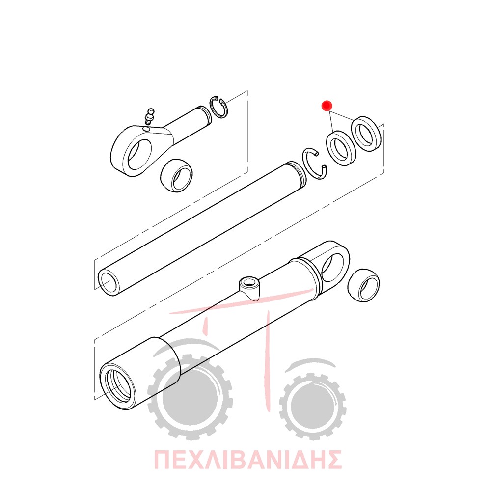 Σετ μπουκάλας υδραυλικού βοηθητική Massey Ferguson 4260-4270