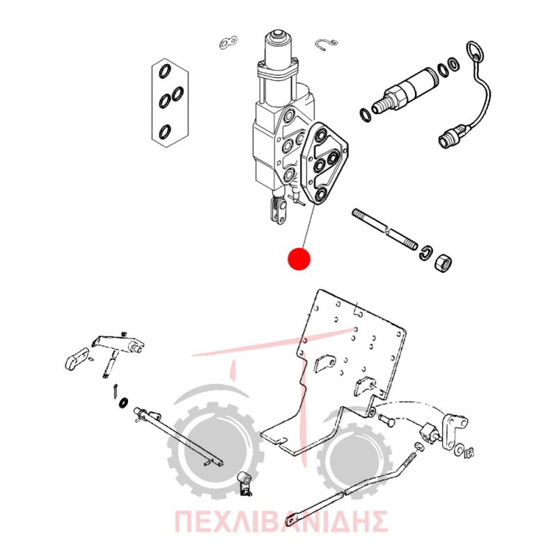Αποστάτης φέτας χειριστηρίου σβάρνας Massey Ferguson 399