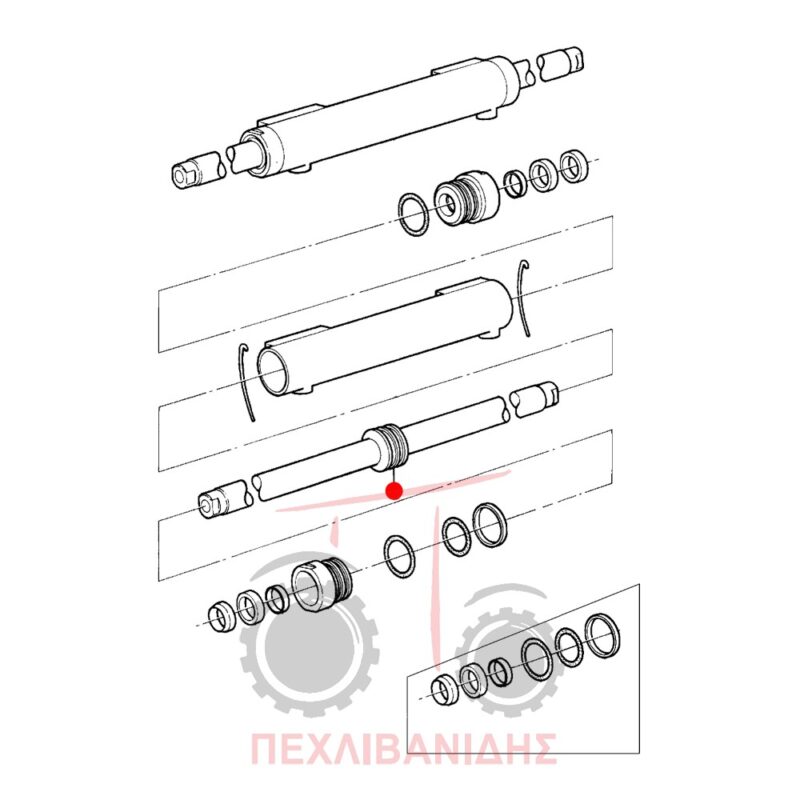 Βάκτρο μπουκάλας τιμονιού Massey Ferguson 240-253-362