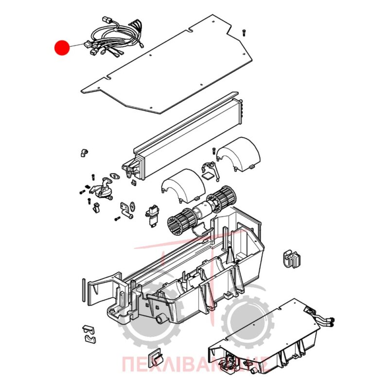Καλωδίωση aircondition καμπίνας Massey Ferguson 5400-5600-6400-7400 Καλωδίωση aircondition καμπίνας Massey Ferguson 5400-5600-6400-7400