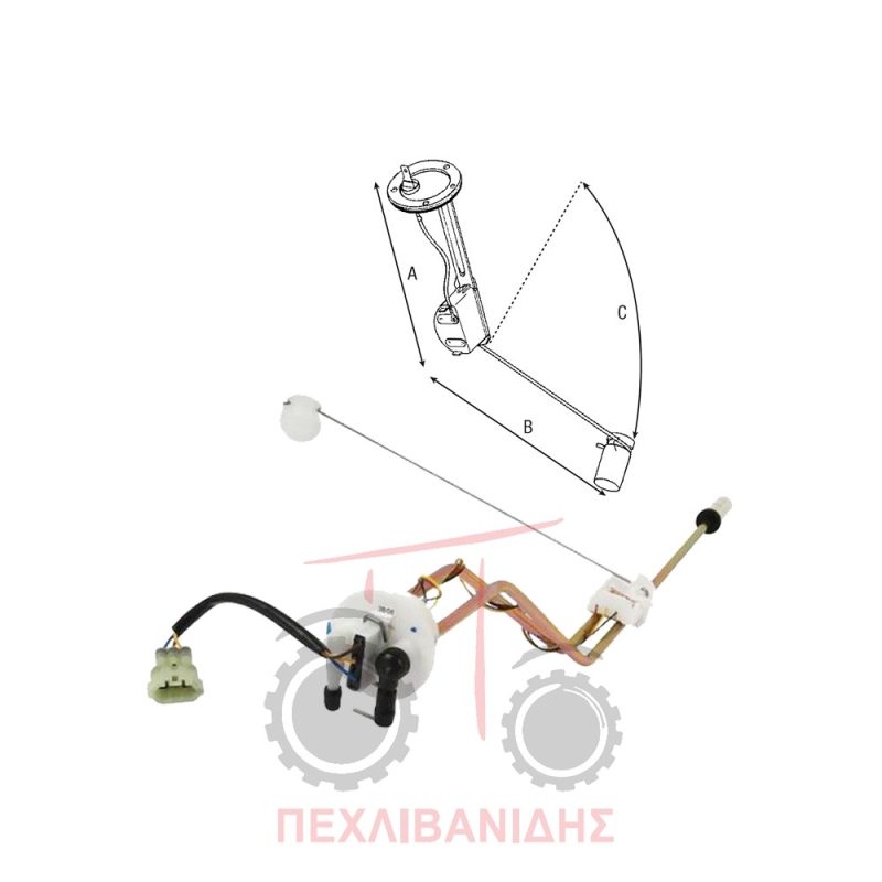 Φλοτέρ καυσίμου Massey Ferguson 365-375-390-390-398
