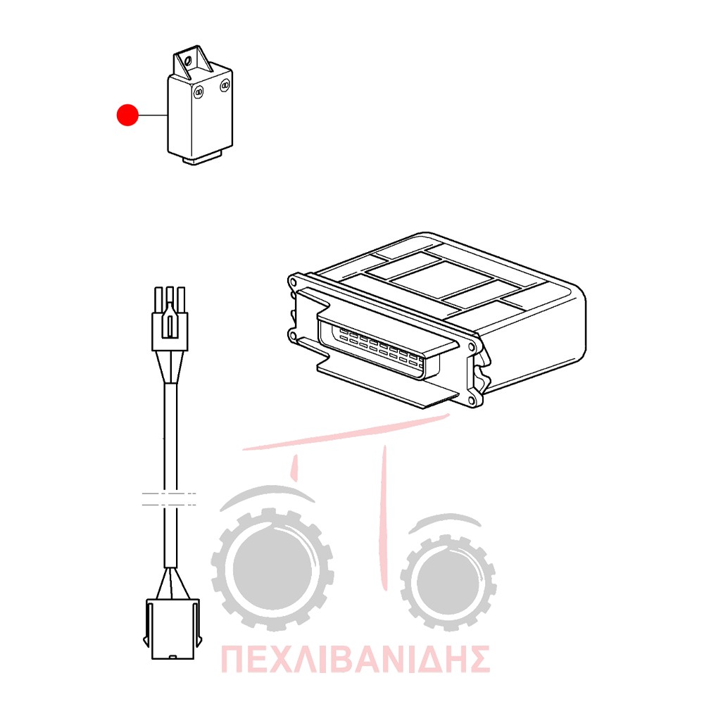 Ρελέ ηλεκτρικής ρεβέρσας Massey Ferguson 3425-3435-3445-3455