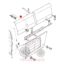 Σετ πλαϊνό χερουλάκι καπό Massey Ferguson 365-375-390-398-399