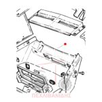 Κάτω πλαστικό ταμπλό Massey Ferguson 362-375-382-390-398-399 Κάτω πλαστικό ταμπλό Massey Ferguson 362-375-382-390-398-399