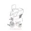 Πλαϊνό αριστερό καπάκι καπό Massey Ferguson 3315-3325-3330-3340-3425-3435