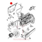 Πλαστικό δεξί πλαϊνό καπό Massey Ferguson 8450-8460-8470-8480 Πλαστικό δεξί πλαϊνό καπό Massey Ferguson 8450-8460-8470-8480