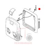 Ντίζα μάσκας Massey Ferguson 4200-4300-5400-6200-6400-7400 Ντίζα μάσκας Massey Ferguson 4200-4300-5400-6200-6400-7400