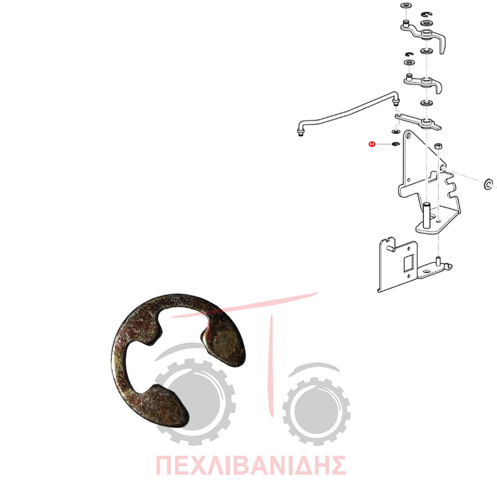 Ασφάλεια ντίζας γκαζιού Massey Ferguson 3425-3435-3445-3455