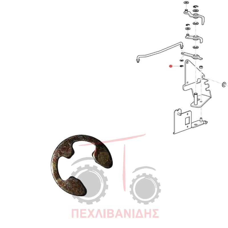 Ασφάλεια ντίζας γκαζιού Massey Ferguson 3425-3435-3445-3455 Ασφάλεια ντίζας γκαζιού Massey Ferguson 3425-3435-3445-3455