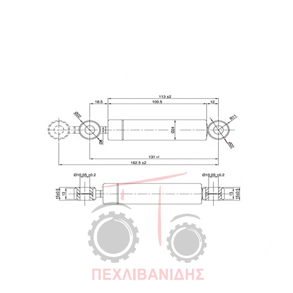 Seat gas strut - Image 2