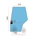 Αριστερό τζάμι πόρτας Massey Ferguson 6100-8100 Αριστερό τζάμι πόρτας Massey Ferguson 6100-8100