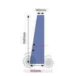 Τζάμι πόρτας Massey Ferguson 3080-3125-3690 Τζάμι πόρτας Massey Ferguson 3080-3125-3690