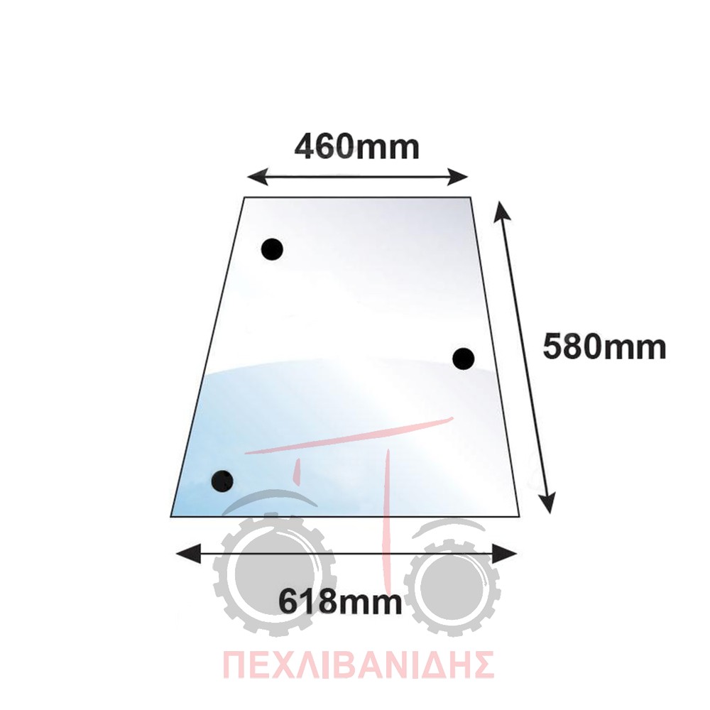 Τζάμι καμπίνας Massey Ferguson 352-362-372-390-399