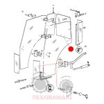 Πίσω τζάμι καμπίνας Massey Ferguson 3300 Πίσω τζάμι καμπίνας Massey Ferguson 3300
