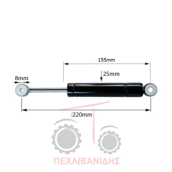 Μπουκάλα καθίσματος Massey Ferguson 6190