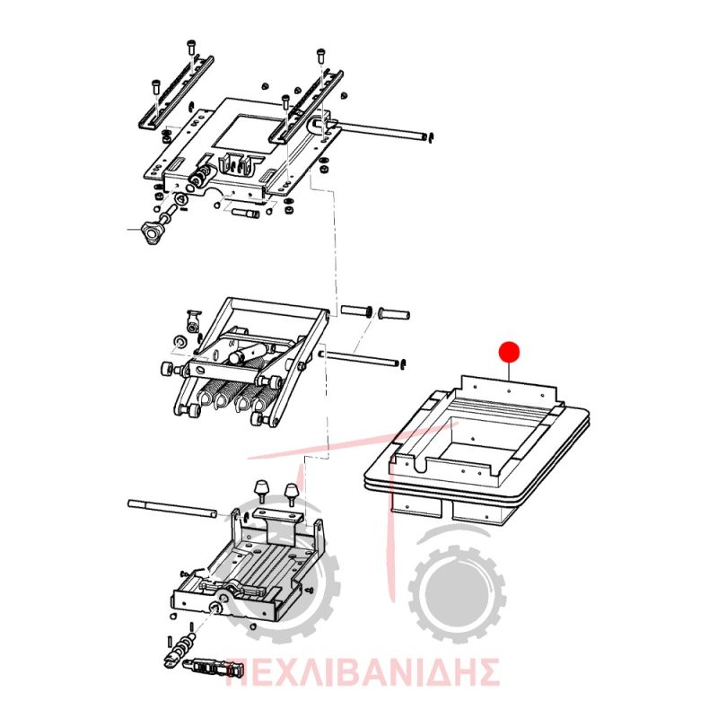 Φυσούνα καθίσματος Massey Ferguson 3600