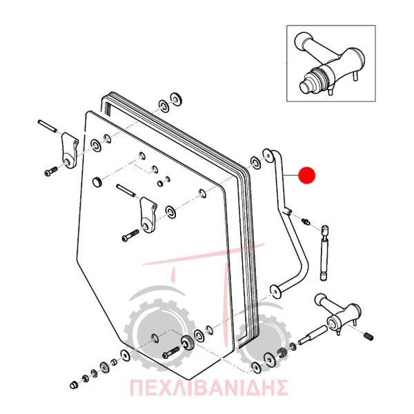 Βάση τζάμι Massey Ferguson 3600-3700
