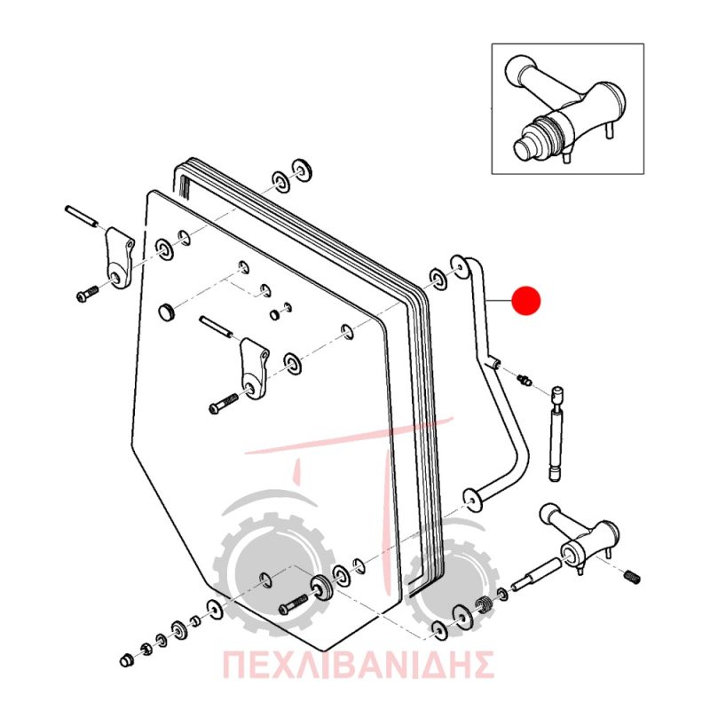 Βάση τζάμι Massey Ferguson 3600-3700