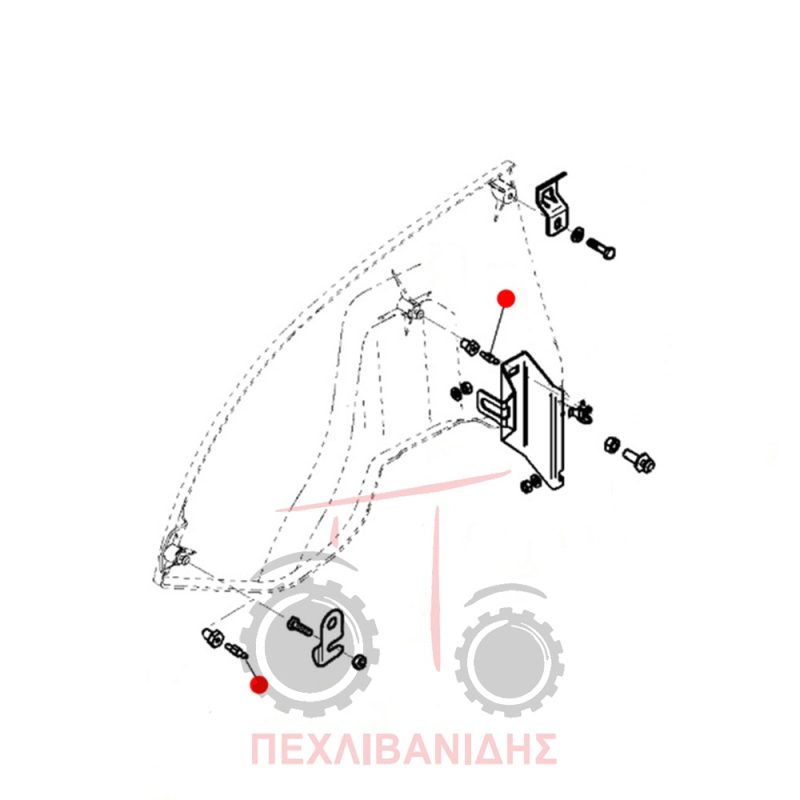 Πείρος καπό Massey Ferguson 3630-3640-3650-3660
