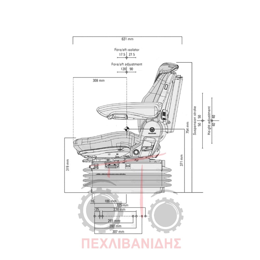 Air seat Grammer Comfort Plus - Image 2