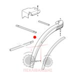 Αριστερός πλαστικός αποστάτης καμπίνας Massey Ferguson 3300-3400 Αριστερός πλαστικός αποστάτης καμπίνας Massey Ferguson 3300-3400