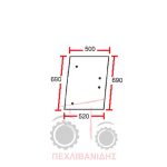 Τζάμι πλαϊνό αριστερό και δεξί Massey Ferguson 378-397-675-690-398-699 Τζάμι πλαϊνό αριστερό και δεξί Massey Ferguson 378-397-675-690-398-699