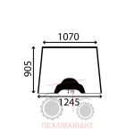 Τζάμι καμπίνας Massey Ferguson 4255-4260 Τζάμι καμπίνας Massey Ferguson 4255-4260