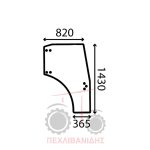 Τζάμι πόρτας Massey Ferguson 3300-3400 Τζάμι πόρτας Massey Ferguson 3300-3400